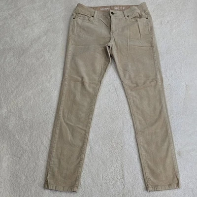 SONOMA Goods For Life Skinny Stretch Corduroy Pants Women Size 12L - Tan - Image 1 of 4