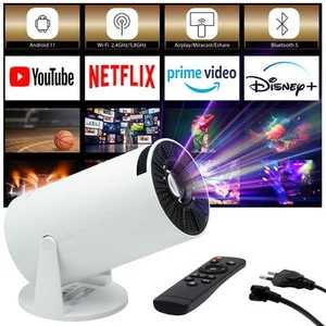 Heimkino 4K Projektor Android 11 Mobil 130 Zoll  Wi-Fi BT Vision Relax Outlet B - Bild 1 von 12