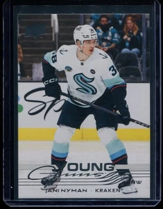2025-26 Upper Deck Series 1 Jani Nyman Young Guns RC #209 Seattle Kraken - Picture 1 of 2