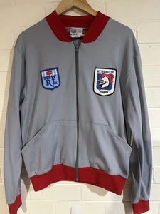 Vintage 80s Newcastle Knights Player Issue Good Fellows Track Jacket NRL Size L - Picture 1 of 6