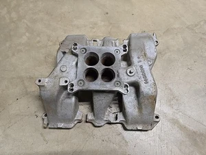 1952-1955 Cadillac 4bbl Intake Manifold 331 1458614 w/ Eelco Carb Mount Base - Bild 1 von 20