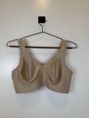 Hanes女式文胸光滑舒适无钢圈文胸棕褐色XL — 第 1/4 张图片