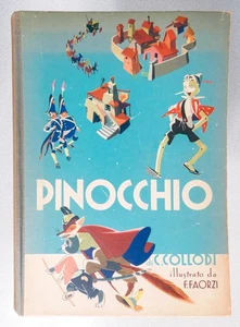 Pinocchio Illustrated Book By Carlo Collodi Fiorenzo Faorzi Salani 1954 - Picture 1 of 16