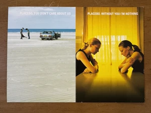 SUPER RARE LARGE PROMOTIONAL POSTCARD - PLACEBO (1998) BRIAN MOLKO ALT ROCK - Bild 1 von 2