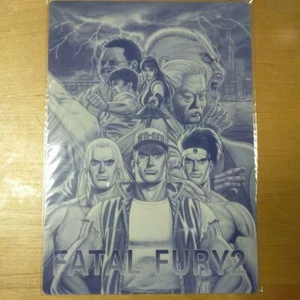 SNK Fatal Fury Shitajiki Pencil board retro Terry Andy Joe Neogeo game Japan z - Picture 1 of 4