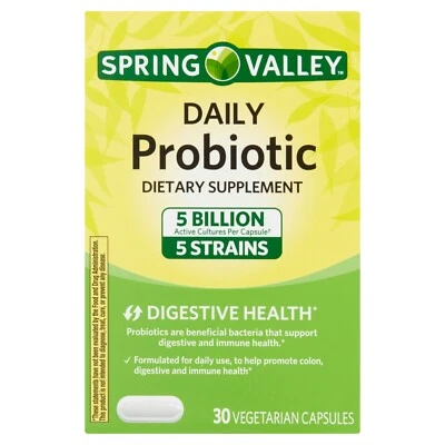 Spring Valley Daily Probiotic Capsules, 30 Count..+ - Image 1 of 4