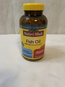 Nature Made Fish Oil 1000 mg SoftGels 250 Count Value Size Heart Health Exp04/27 - Picture 1 of 7