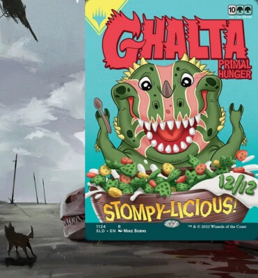 Ghalta, Primal Hunger DINOSAUR Commander Deck MTG Ready-to-Play Secret Lair Art - Image 1 of 4