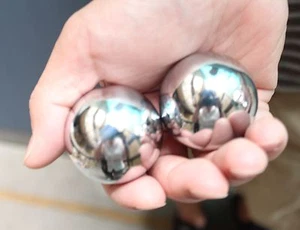 X man magneto Iron Balls Hand Stress Relief Squeeze Grip EXERCISE Finger Therapy - Picture 1 of 8