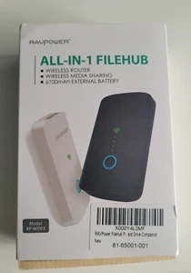 Nuevo router inalámbrico/banco de alimentación RAVPower FileHub RP-WD03 - Imagen 1 de 10