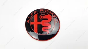 Alfa Romeo Emblem Lenkrad 40mm Rot 159 Giulietta Giulia 147 156 Mito Stelvio GT - Bild 1 von 1