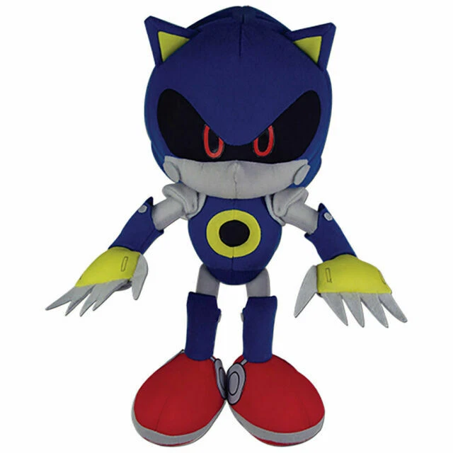 GE Animation GE52523 8 Inches Sonic the Hedgehog Metal Sonic Plush Toy