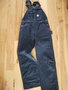 VINTAGE RARE NOS NWT BIG MAC SANFORIZED  DENIM OVERALLS 1940'S 38 x 34 XL TAGS!! - Picture 1 of 12