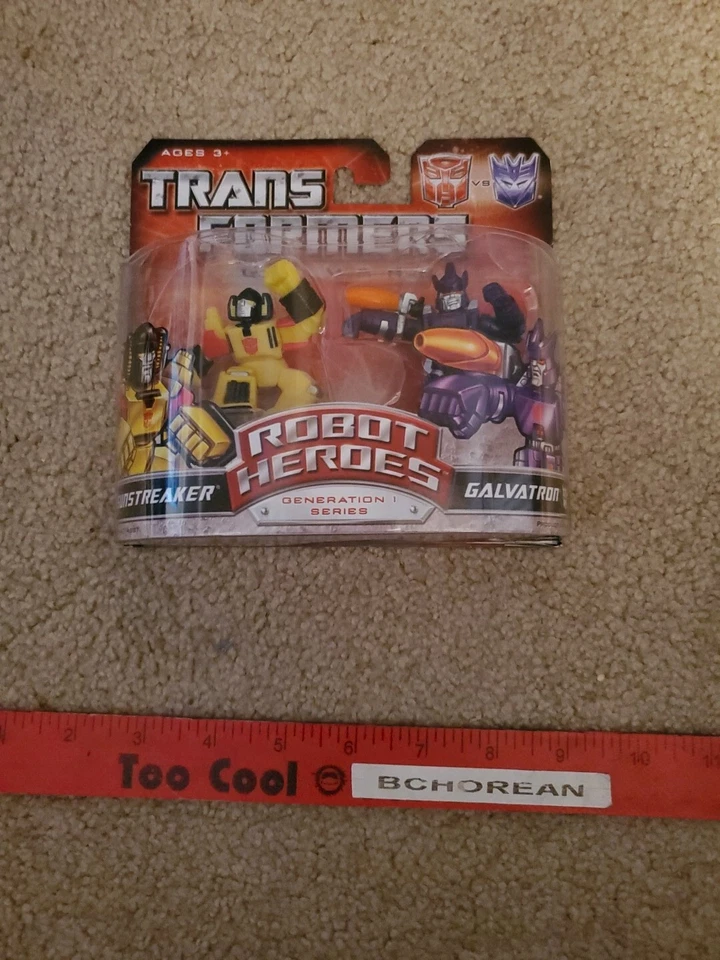 Transformers Universe Robot Heroes Serie G1 Sunstreaker Vs Galvatron Paquete de 2 Nuevo Foto 1 de 1