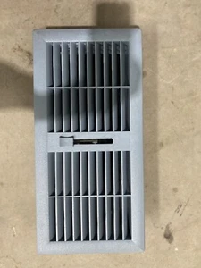 Poly Floor Vent- SAPPHIRE BLUE Front Flow 350x150 - Picture 1 of 3