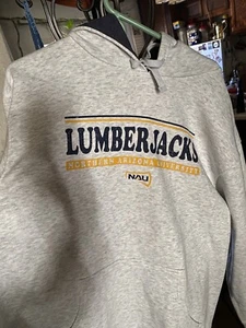 N.A.U LUMBERJACKS HOODED SWEATSHIRT  UNISEX UNIQUE! NEW/XlL -New - Picture 1 of 4
