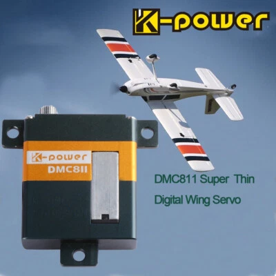 K-power DMC811 8KG 29G DC Motor Thin-Wing Digital Servo for RC Airplane Glider  - Image 1 of 4