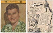 F5-18 Dixie Cup, Premium, 1952, Movie Stars, Jeff Chandler
