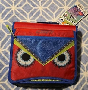 NEW Case-it Monsters The Flip Top 3-Ring Zipper Binder 2" Capacity Red M-276-ME - Picture 1 of 2