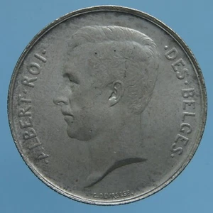 BELGIO ALBERTO I 2 FRANCHI 1910 MONETA ARGENTO SILVER COIN NUMISMATICA - Imagen 1 de 2