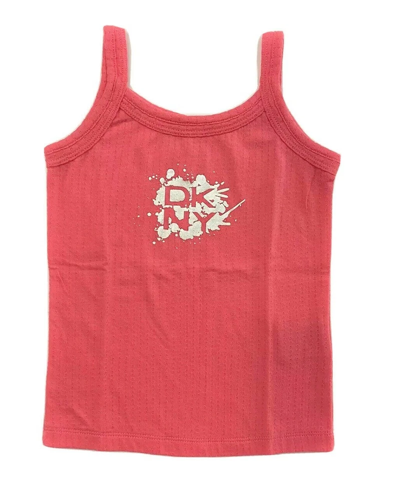 DKNY GIRLS TOP - PINK STARFISH SZ 4T TODDLER - TOP TANK SHIRT - Image 1 of 1