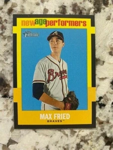 2020 TOPPS HERITAGE NEW AGE PERFORMERS CARD ATLANTA BRAVES MAX FRIED #NAP-23 - Picture 1 of 1