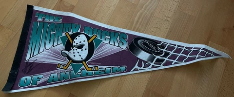 The Mighty Ducks Of Anaheim Pennant With Signature? Cover