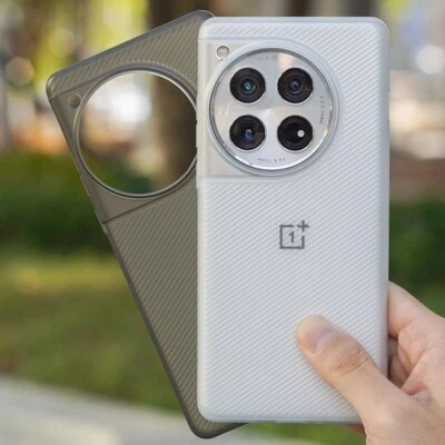 For OnePlus 12/12R/13/13R Ultra Slim Back Case Corrugated PP Matte  Clear Cover - Image 1 of 4