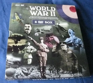 RARE World War II 8 DVD Box Set Germany Hitler Tanks Aircraft B&W 8 Hours - Imagen 1 de 7