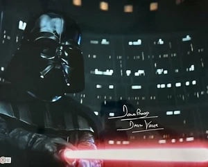David Prowse “Darth Vader" Star Wars ESB Signed & Insc 16x20 Photograph BECKETT - Picture 1 of 3