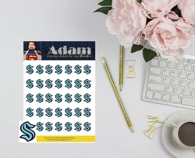 Pegatinas Seattle Kraken Planner Foto 1 de 2