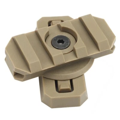 Coyote Brown ARC Helmet Rail Swivel Rotating 360 Degrees Picatinny Mount Fast