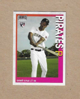 Oneil Cruz RC rookie card 2022 Topps Archives Snapshots #26 - Image 1 of 2