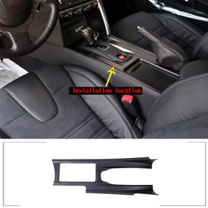 Cubierta de ajuste de engranaje de control central de fibra de carbono mate para Nissan GTR R35 2008-2016 - Imagen 1 de 10