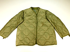 M65 Liner MEDIUM Military '80s Field Coat Cold Weather Quilted US Army Green 106