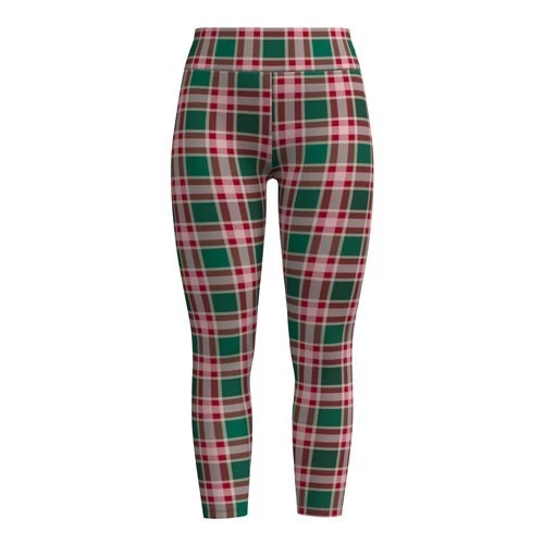 TC Lularoe Christmas Leggings Plaid Candy Cane Red Green Size 12-18 NEW 285182 - Image 1 of 3