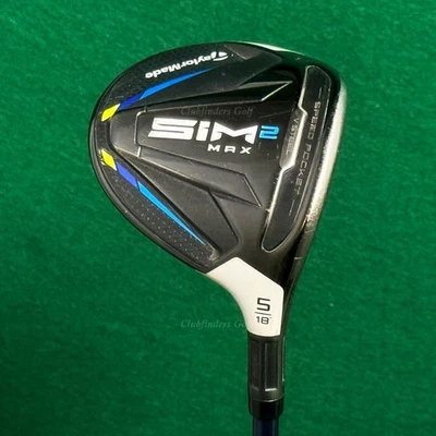TaylorMade SIM2 MAX 18° Fairway 5 Wood Ventus Blue FW 5-R Graphite Regular w/HC - Image 1 of 4