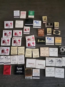 Lot Of 46 Connecticut Vintage Matchbooks Restaurants Banks Full Partial No Empty - Picture 1 of 16