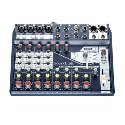 Soundcraft Notepad-12FX Small-Format Analog Mixing Console - Image 1 of 4