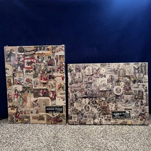 Vtg New Sealed Springbok 500 Christmas Reverie Jigsaw Puzzle Best Wishes Always - Picture 1 of 12