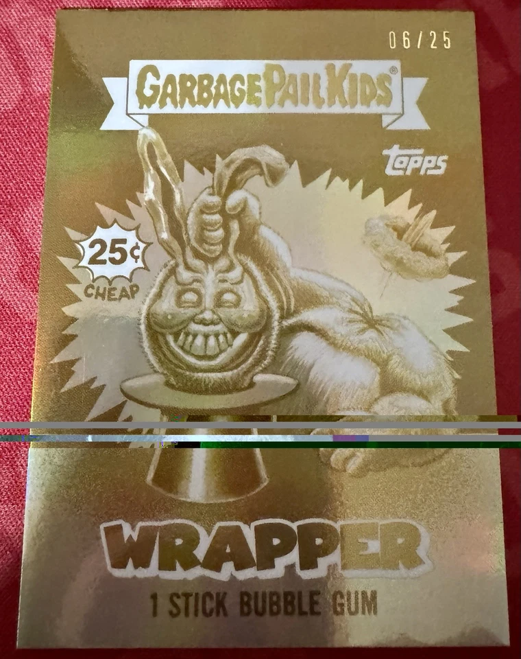 GARBAGE PAIL KIDS INTERGOOLACTIC MAYHEM WAVE 1 GOLD WRAPPER CARD #2 (06/25) - Image 1 of 4