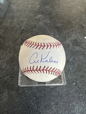 Al Kaline & Alan Trammell Autographed Baseball HOF Detroit Tigers - Image 1 of 2