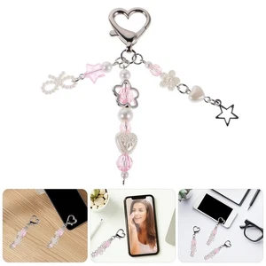 4 Pcs Handykettenverzierungen Telefongurtanhänger Handy-Armband-Anhänger - Afbeelding 1 van 12