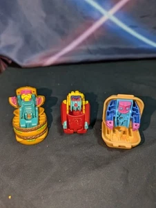 McDonalds 80s Happy Meal Changeables Transformers Fries Big Mac Quarter Pounders - Picture 1 of 2