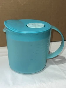 TUPPERWARE Crystalwave Pitcher 1000 Ml 34 Oz M-1  Qt Microwaveable Water Soup - Picture 1 of 14