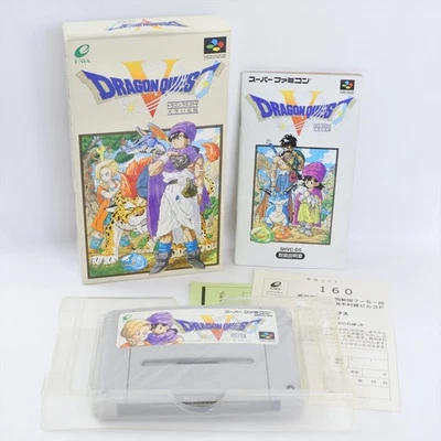 DRAGON QUEST V 5 Super Famicom Nintendo 1979 sf - Image 1 of 4
