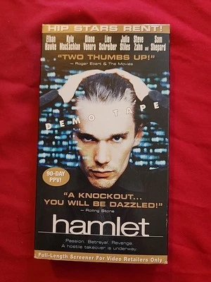 Hamlet (VHS, 2000) - Ethan Hawke Shakespeare - Screener Demo Tape  - Image 1 of 2