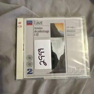 LISZT ANNES DE PELERINAGE I-III Zoltan Kocsis Alfred Brendel 2 CDs NEW - Imagen 1 de 2