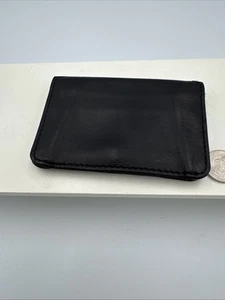 Porta carte Guang Tong vintage uomo marrone vera pelle chiusura a scatto - Foto 1 di 12