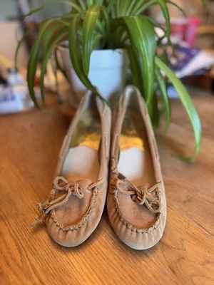 Michael Kors Cuñas Camel/Tostado Gamuza Cuero Superior Suela de Goma Tacones Zapatos Talla 7 Foto 1 de 4